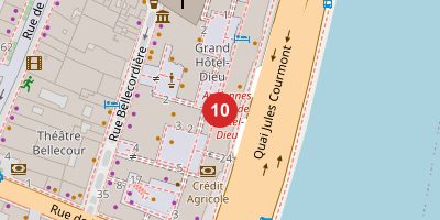 Carte de Hôtel-Dieu