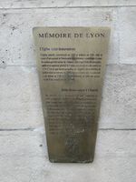 (2026) Photo de la plaque « Mémoire de Lyon ».
