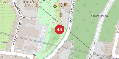 Carte de Jardin du Rosaire