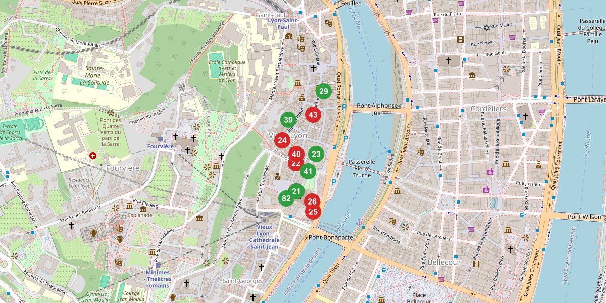 Carte du quartier Saint-Jean