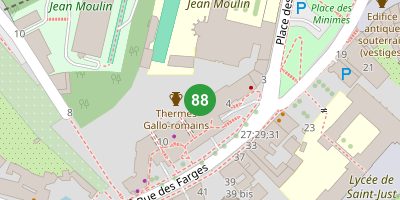 Carte de Thermes Romains