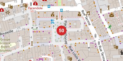 Carte de Cloître de la Déserte