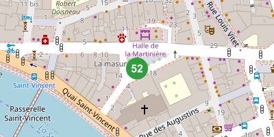 Carte de La Martinière