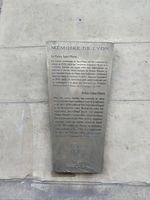 (2026) Photo de la plaque « Mémoire de Lyon ».